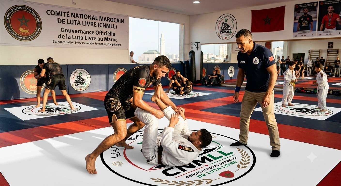 Entraînement de Luta Livre au CNMLL